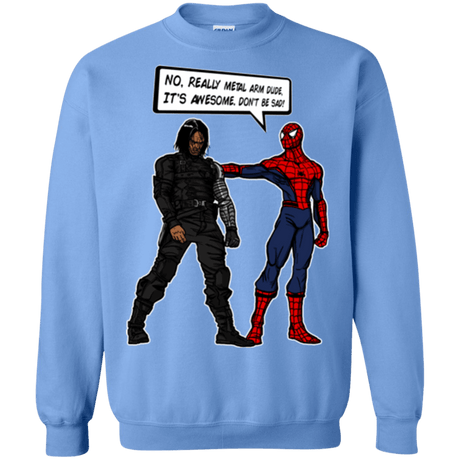 Sweatshirts Carolina Blue / Small Metal Arm Dude Crewneck Sweatshirt