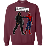 Sweatshirts Maroon / Small Metal Arm Dude Crewneck Sweatshirt