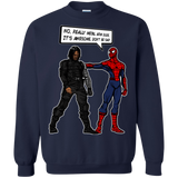 Sweatshirts Navy / Small Metal Arm Dude Crewneck Sweatshirt
