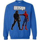 Sweatshirts Royal / Small Metal Arm Dude Crewneck Sweatshirt
