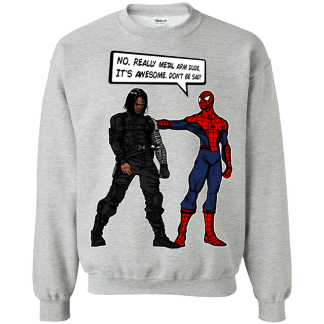 Sweatshirts Sport Grey / Small Metal Arm Dude Crewneck Sweatshirt