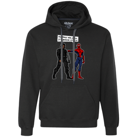 Sweatshirts Black / Small Metal Arm Dude Premium Fleece Hoodie