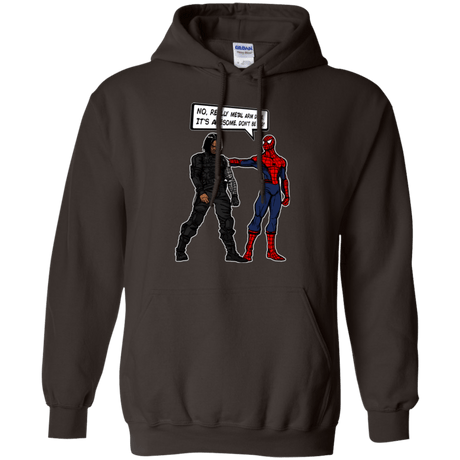 Sweatshirts Dark Chocolate / Small Metal Arm Dude Pullover Hoodie