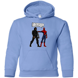 Sweatshirts Carolina Blue / YS Metal Arm Dude Youth Hoodie