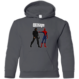Sweatshirts Charcoal / YS Metal Arm Dude Youth Hoodie