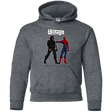 Sweatshirts Dark Heather / YS Metal Arm Dude Youth Hoodie