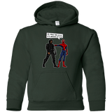 Sweatshirts Forest Green / YS Metal Arm Dude Youth Hoodie