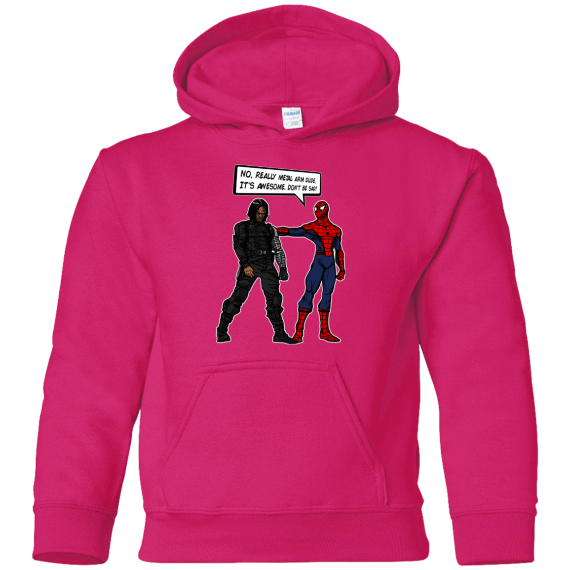 Sweatshirts Heliconia / YS Metal Arm Dude Youth Hoodie