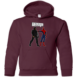 Sweatshirts Maroon / YS Metal Arm Dude Youth Hoodie