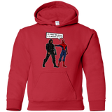Sweatshirts Red / YS Metal Arm Dude Youth Hoodie