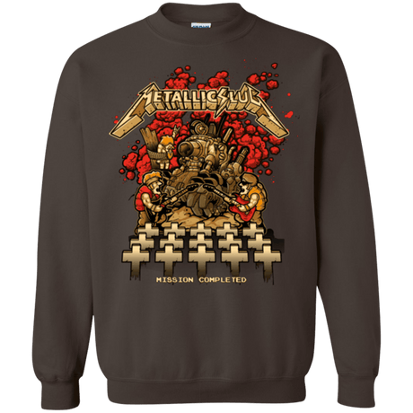 Sweatshirts Dark Chocolate / Small METALLIC SLUG Crewneck Sweatshirt