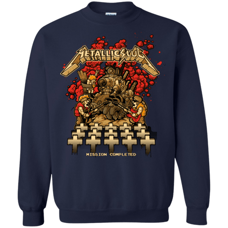 Sweatshirts Navy / Small METALLIC SLUG Crewneck Sweatshirt