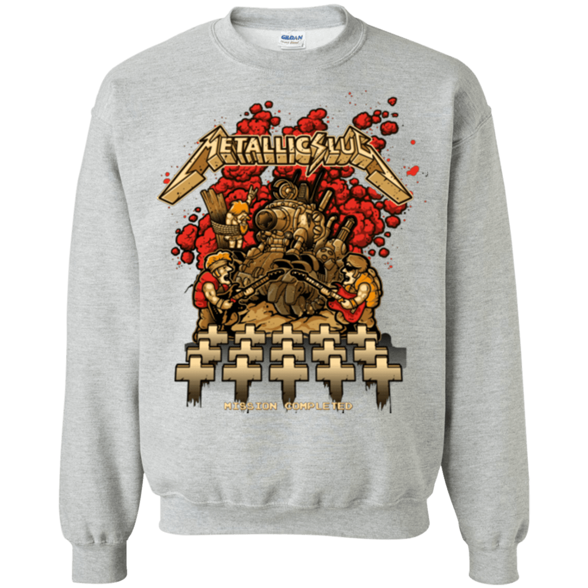 Sweatshirts Sport Grey / Small METALLIC SLUG Crewneck Sweatshirt