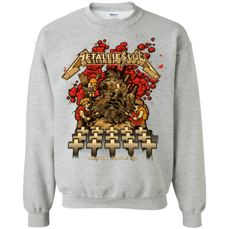 Sweatshirts Sport Grey / Small METALLIC SLUG Crewneck Sweatshirt