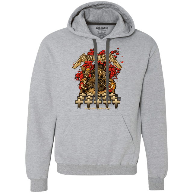 Sweatshirts Sport Grey / Small METALLIC SLUG Premium Fleece Hoodie