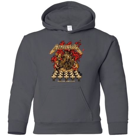 Sweatshirts Charcoal / YS METALLIC SLUG Youth Hoodie