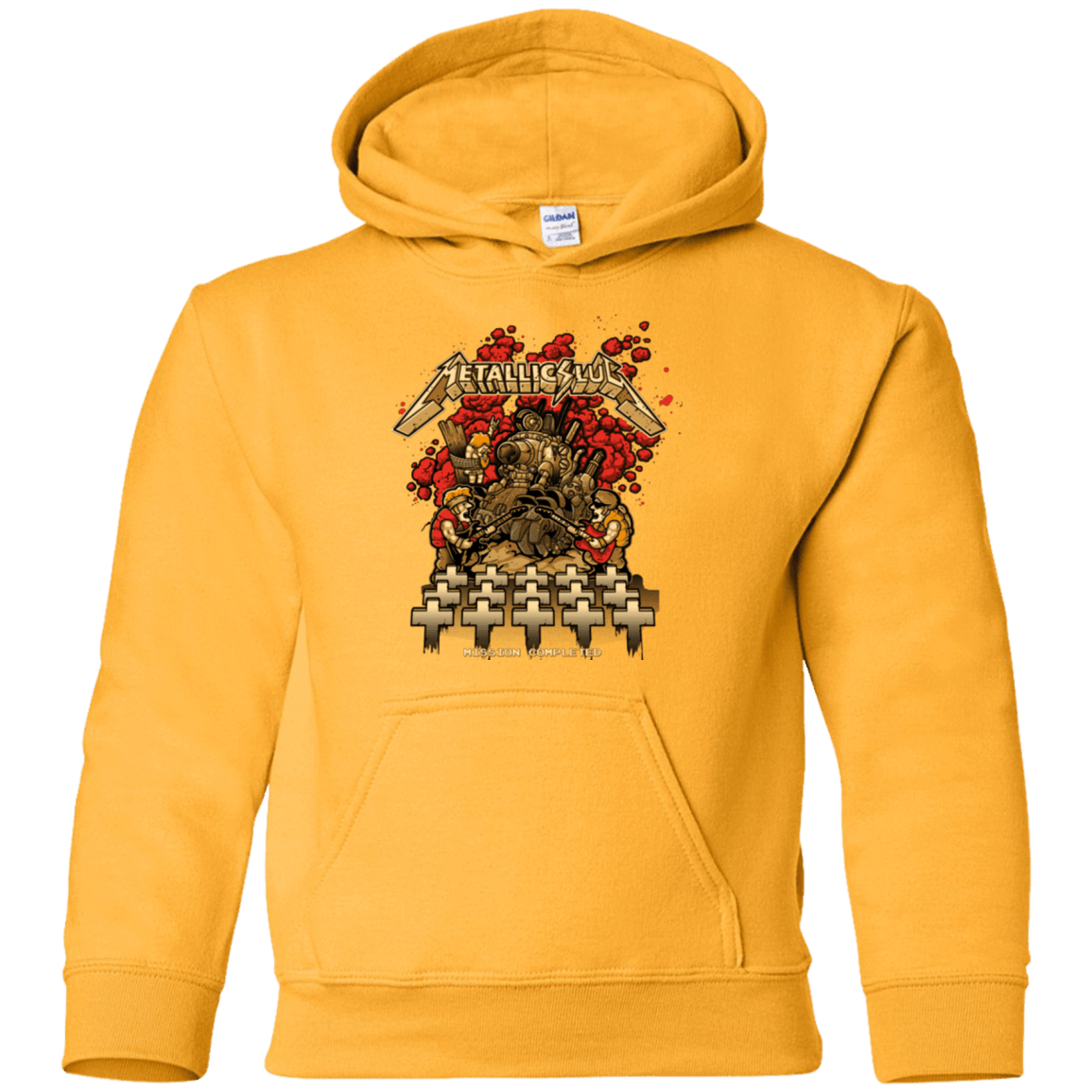 Sweatshirts Gold / YS METALLIC SLUG Youth Hoodie