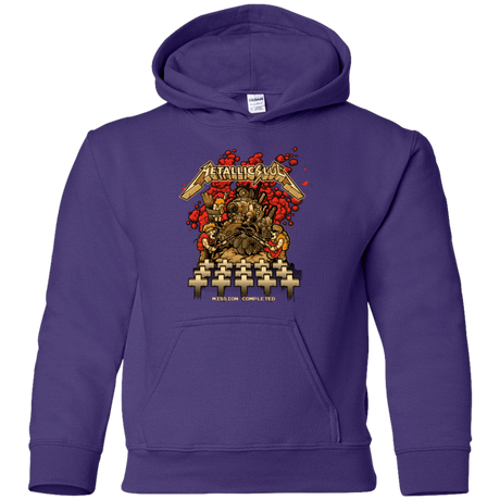 Sweatshirts Purple / YS METALLIC SLUG Youth Hoodie