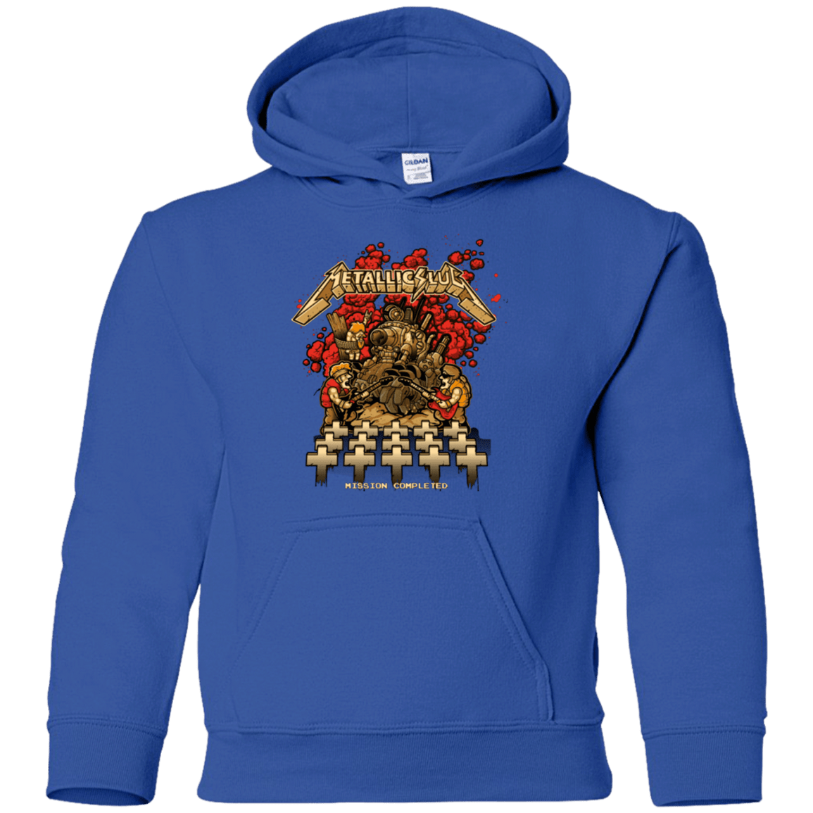 Sweatshirts Royal / YS METALLIC SLUG Youth Hoodie