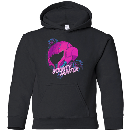 Sweatshirts Black / YS Metroid Helmet 80's Youth Hoodie