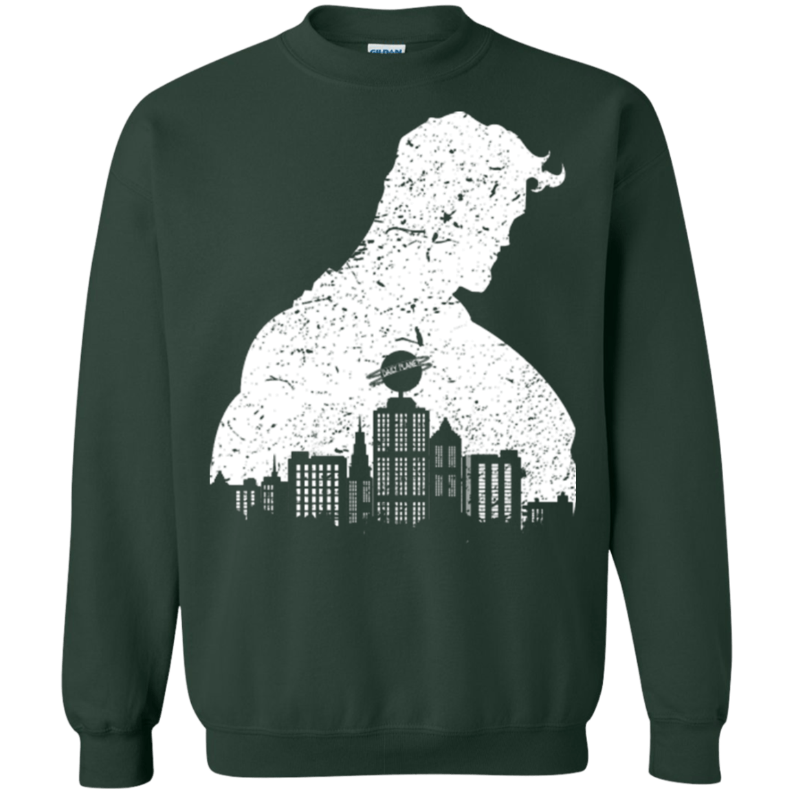 Sweatshirts Forest Green / Small Metropolis Shadow Crewneck Sweatshirt