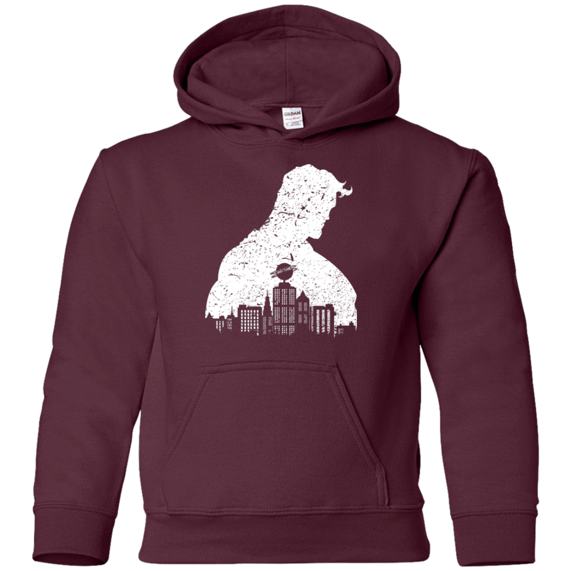 Sweatshirts Maroon / YS Metropolis Shadow Youth Hoodie