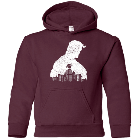 Sweatshirts Maroon / YS Metropolis Shadow Youth Hoodie