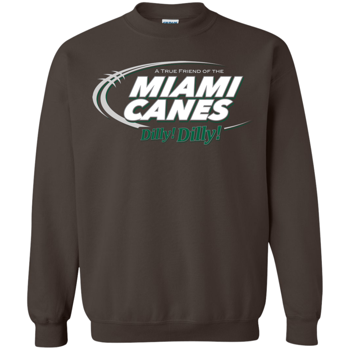 Sweatshirts Dark Chocolate / Small Miami Dilly Dilly Crewneck Sweatshirt