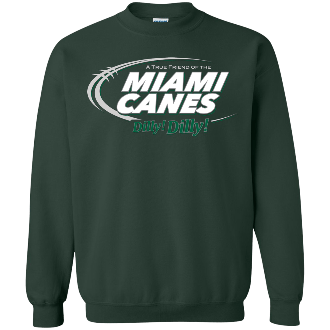 Sweatshirts Forest Green / Small Miami Dilly Dilly Crewneck Sweatshirt