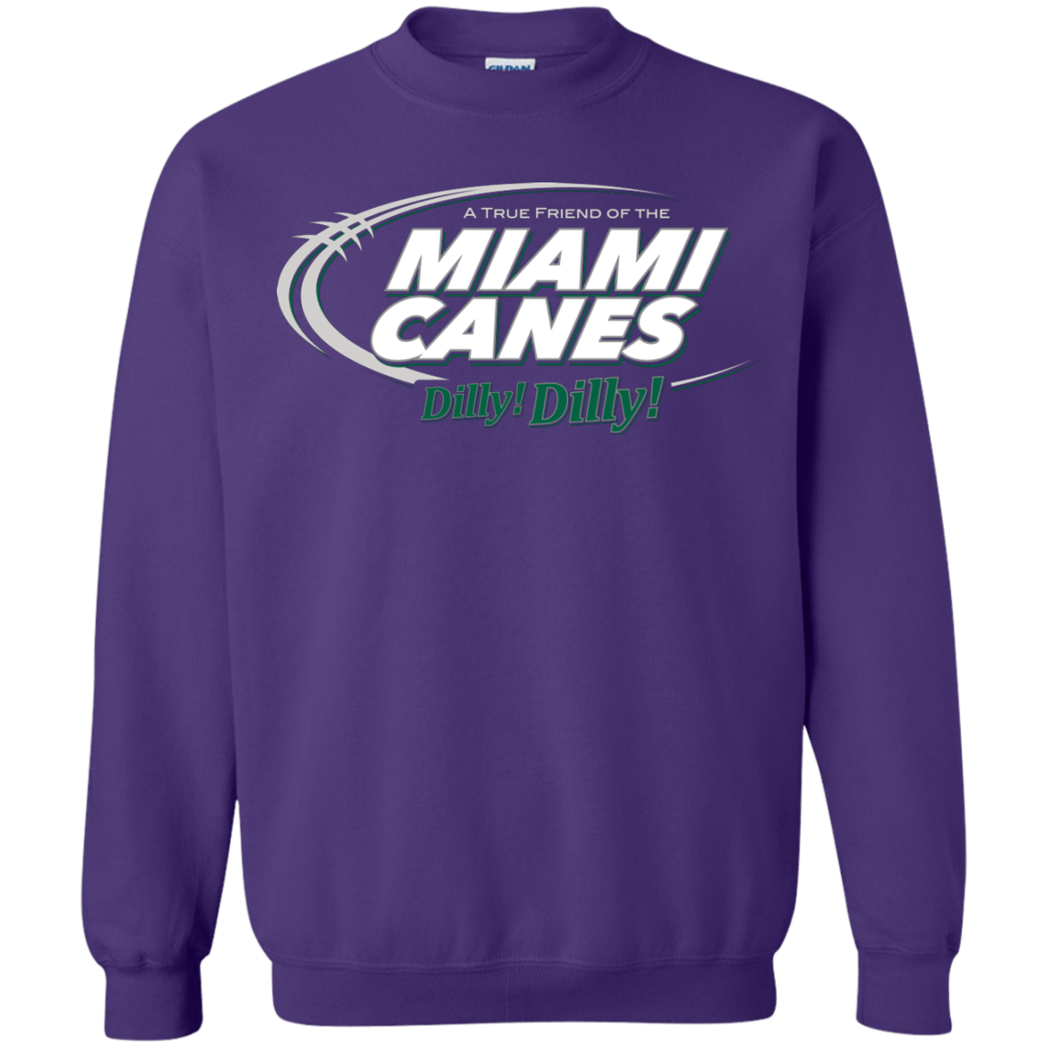 Sweatshirts Purple / Small Miami Dilly Dilly Crewneck Sweatshirt