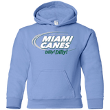 Sweatshirts Carolina Blue / YS Miami Dilly Dilly Youth Hoodie