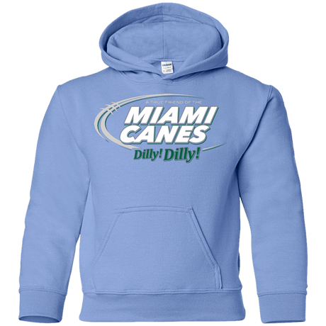 Sweatshirts Carolina Blue / YS Miami Dilly Dilly Youth Hoodie