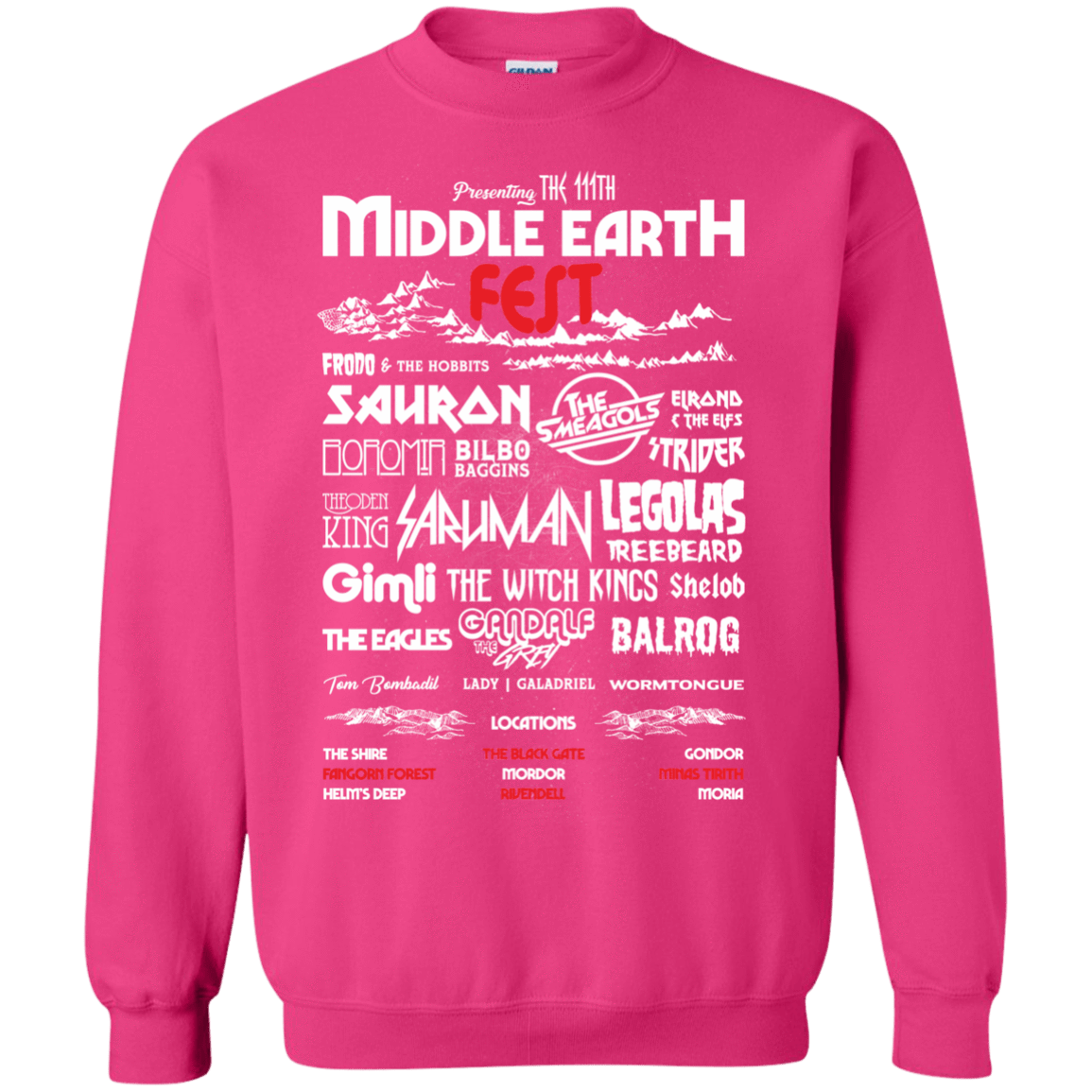 Sweatshirts Heliconia / S Middle Earth Fest Crewneck Sweatshirt