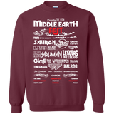 Sweatshirts Maroon / S Middle Earth Fest Crewneck Sweatshirt