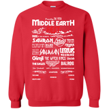 Sweatshirts Red / S Middle Earth Fest Crewneck Sweatshirt