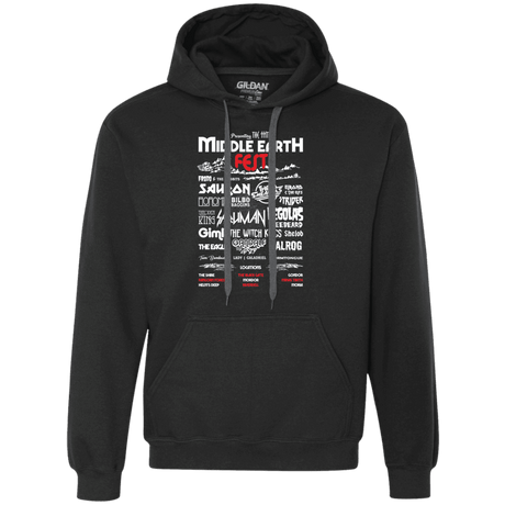 Sweatshirts Black / S Middle Earth Fest Premium Fleece Hoodie