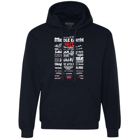 Sweatshirts Navy / S Middle Earth Fest Premium Fleece Hoodie
