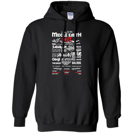 Sweatshirts Black / S Middle Earth Fest Pullover Hoodie