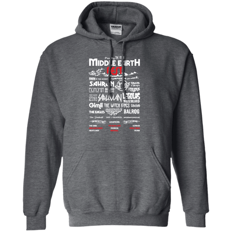 Sweatshirts Dark Heather / S Middle Earth Fest Pullover Hoodie