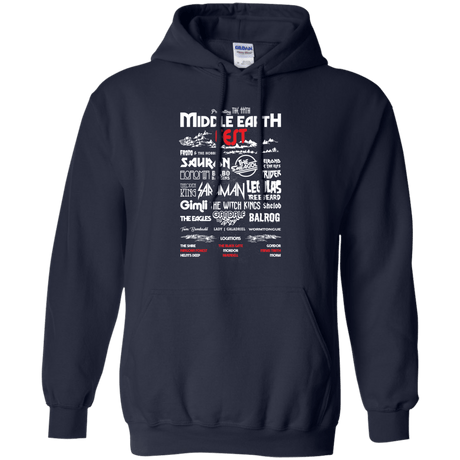 Sweatshirts Navy / S Middle Earth Fest Pullover Hoodie
