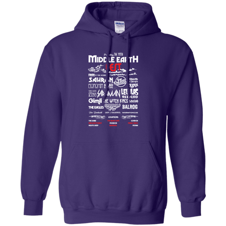 Sweatshirts Purple / S Middle Earth Fest Pullover Hoodie