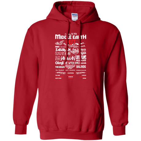 Sweatshirts Red / S Middle Earth Fest Pullover Hoodie