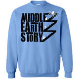 Sweatshirts Carolina Blue / Small Middle Earth Story Crewneck Sweatshirt