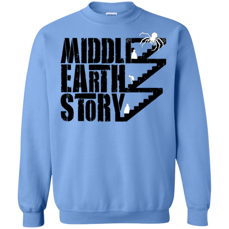 Sweatshirts Carolina Blue / Small Middle Earth Story Crewneck Sweatshirt
