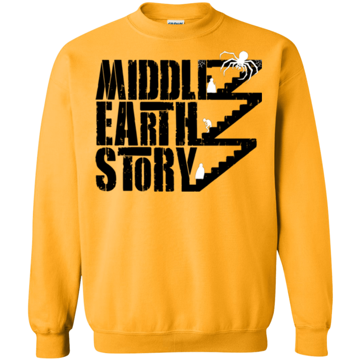 Sweatshirts Gold / Small Middle Earth Story Crewneck Sweatshirt