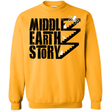 Sweatshirts Gold / Small Middle Earth Story Crewneck Sweatshirt