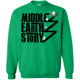 Sweatshirts Irish Green / Small Middle Earth Story Crewneck Sweatshirt