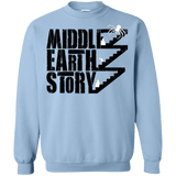Sweatshirts Light Blue / Small Middle Earth Story Crewneck Sweatshirt