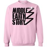 Sweatshirts Light Pink / Small Middle Earth Story Crewneck Sweatshirt