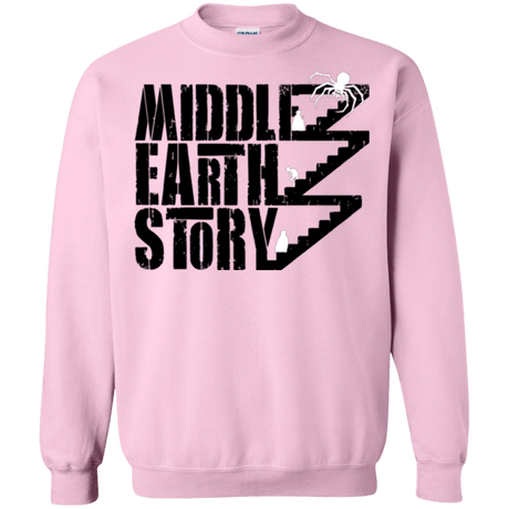Sweatshirts Light Pink / Small Middle Earth Story Crewneck Sweatshirt